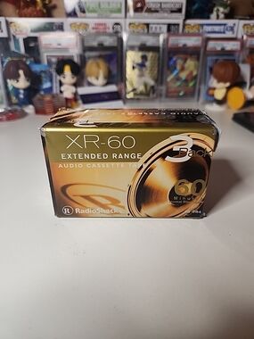 RadioShack XR-60 Extended Range 60-Minute Audio Cassette Tape - Gold/Black